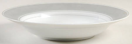 Rondelet Grey Large Rim Soup Bowl