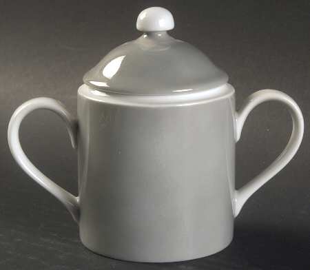 Rondelet Grey Sugar Bowl & Lid