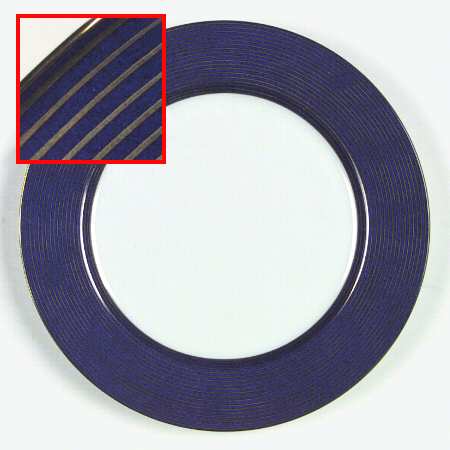 Rondelle Lapis Blue by Fitz &amp; Floyd
