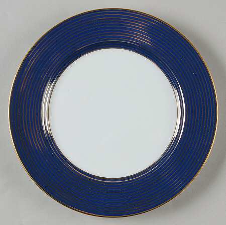 Rondelle Lapis Blue Salad Plate
