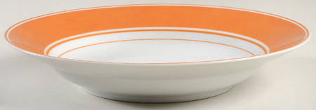 Rondelet Butterscotch (Orange) Large Rim Soup Bowl