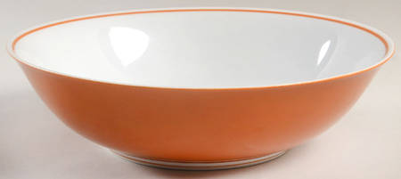 Rondelet Butterscotch (Orange) 9" Round Vegetable Bowl