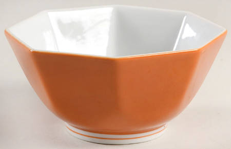 Rondelet Butterscotch (Orange) 5" Octagonal Vegetable Bowl