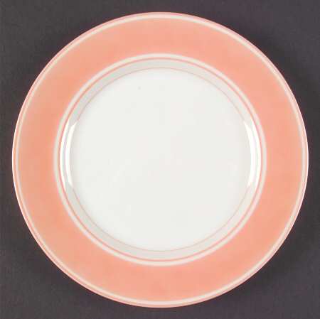 Rondelet Peach (White Background) Salad Plate