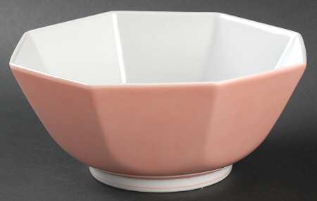Rondelet Peach (White Background) 6" Octagonal Vegetable Bowl