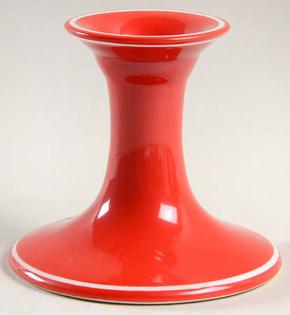 Rondelet Rouge (Red) Single Light Candlestick
