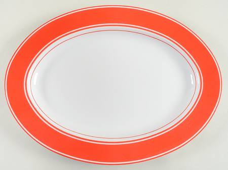 Rondelet Rouge (Red) 14" Oval Serving Platter