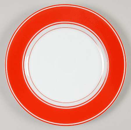 Rondelet Rouge (Red) Salad Plate