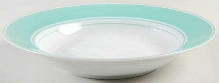 Rondelet Turquoise Large Rim Soup Bowl