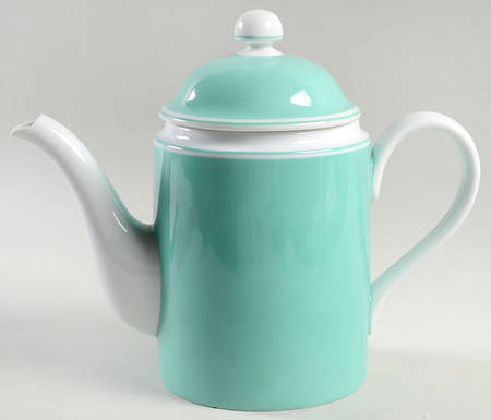 Rondelet Turquoise Coffee Pot & Lid