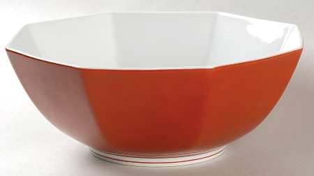 Rondelet Terra Cotta 9" Octagonal Vegetable Bowl