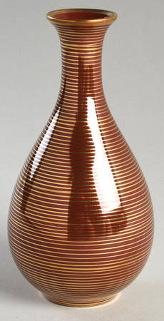 Rondelle Terra Cotta 6" Bud Vase