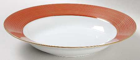 Rondelle Terra Cotta Large Rim Soup Bowl