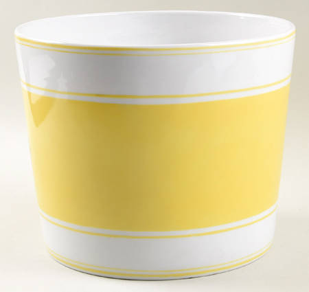 Rondelet Yellow 8" Flower Pot No Underplate