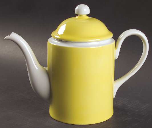 Rondelet Yellow Coffee Pot & Lid