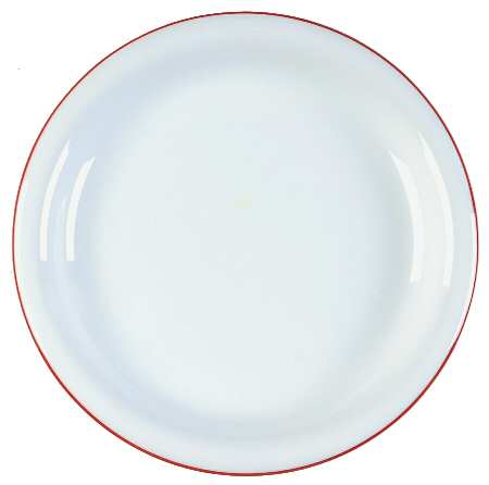 Rouleau Red Salad Plate