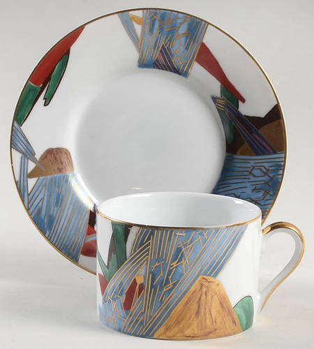Rumiko Flat Cup & Saucer Set