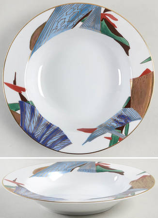 Rumiko Large Rim Soup Bowl