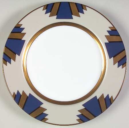 Savoy Blue and Gold by Fitz &amp; Floyd