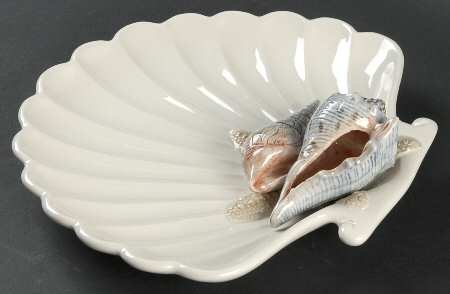 Seahorse Giftware Figural Canape Plate