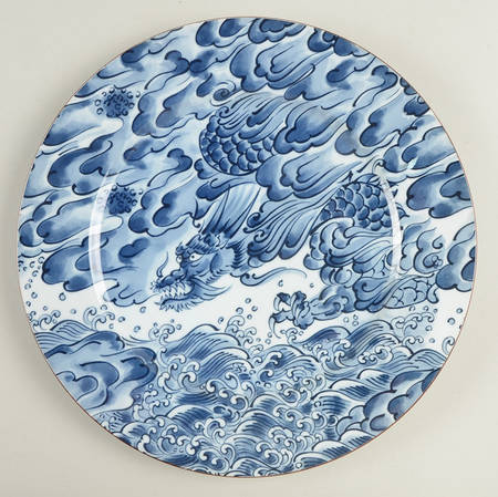 Sea Dragon 12" Chop Plate (Round Platter)