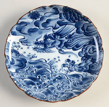 Sea Dragon Scalloped Bread & Butter Plate