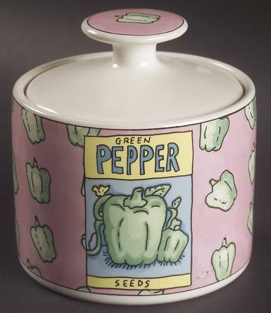 Seed Package Sugar Bowl & Lid