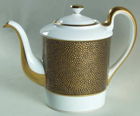 Shagreen Gold (Made In Japan) Coffee Pot & Lid
