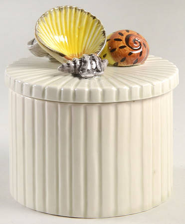 Shell 4" Storage Jar & Lid