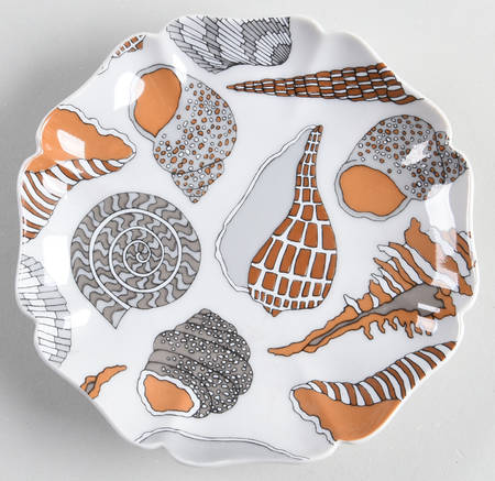 Shell Scalloped Bread & Butter Plate