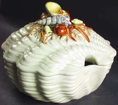 Shell Tureen &  Lid