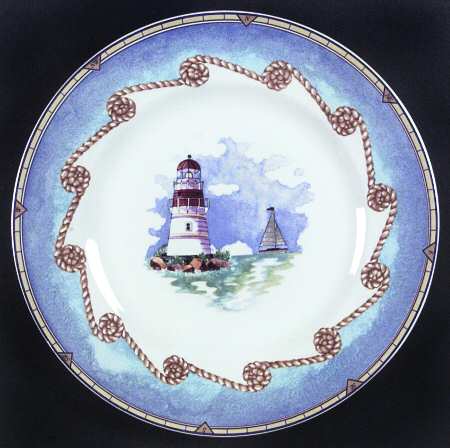 Shore Lights Dinner Plate by Fitz & Floyd