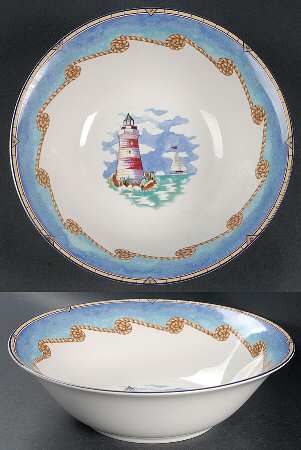 Shore Lights 9" Round Vegetable Bowl