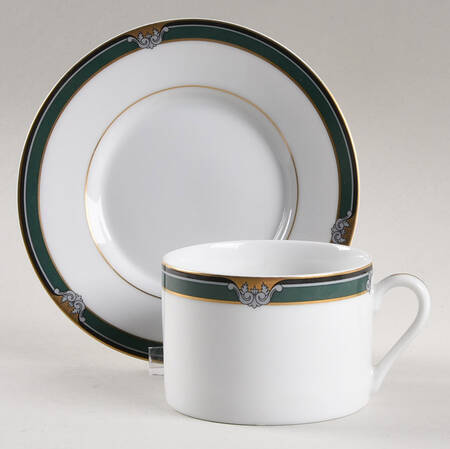 Somerset Flat Cup & Saucer Set