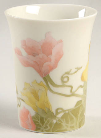 Spring Flower (Cream Background) China Bathroom Tumbler