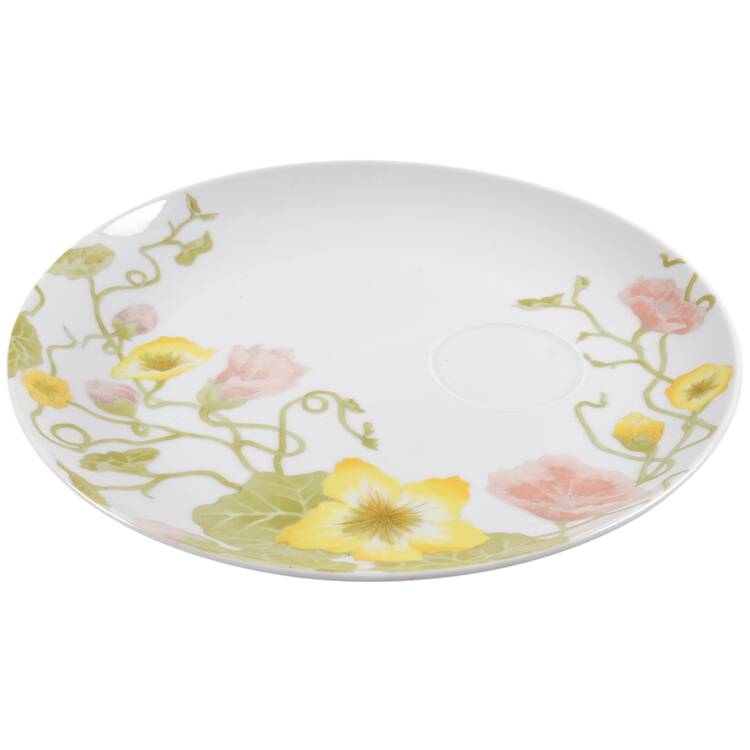 Spring Flower (Cream Background) Snack Plate