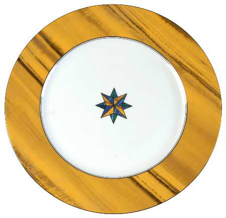 Tiger's Eye Service Plate (Charger)