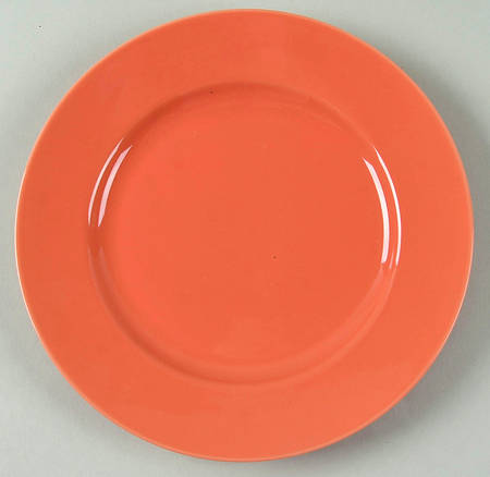 Total Color Apricot (Round, Smooth) Salad Plate
