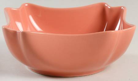 Total Color Apricot (Round, Smooth) Scalloped Soup/Cereal Bowl