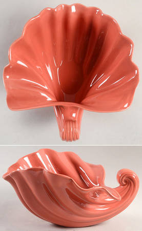 Total Color Apricot (Round, Smooth) 8" Shell Shaped Bowl
