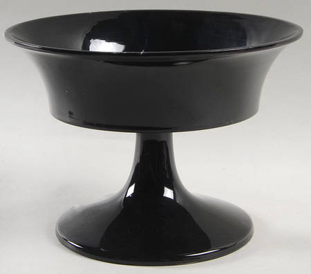 Total Color Black (Round, Smooth) Round Compote (Height X Width)