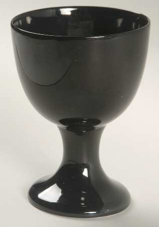 Total Color Black (Round, Smooth) China Goblet
