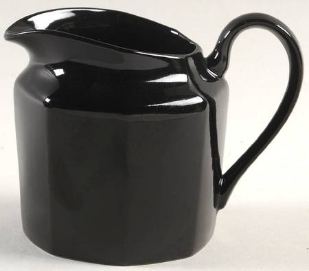 Total Color Black (Octagonal) Creamer