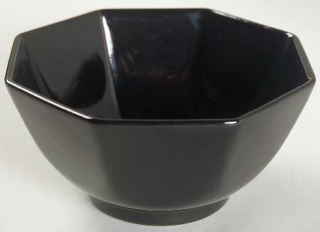 Total Color Black (Octagonal) 5" Octagonal Vegetable Bowl