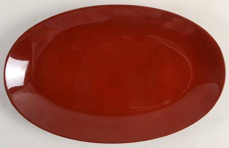Total Color Cinnabar (Round) Relish/Gravy Underplate