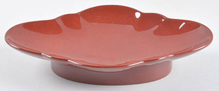 Total Color Cinnabar (Round) Oval Compote