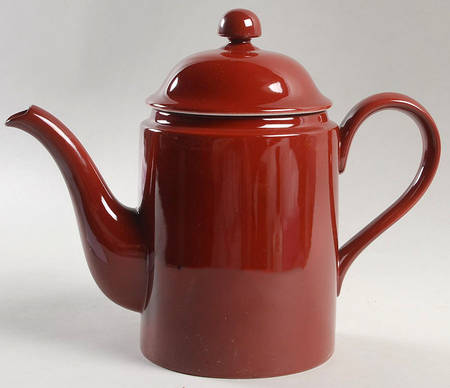 Total Color Cinnabar (Round) Coffee Pot & Lid