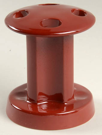 Total Color Cinnabar (Round) Toothbrush Holder