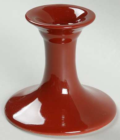 Total Color Cinnabar (Round) 3" Candlestick