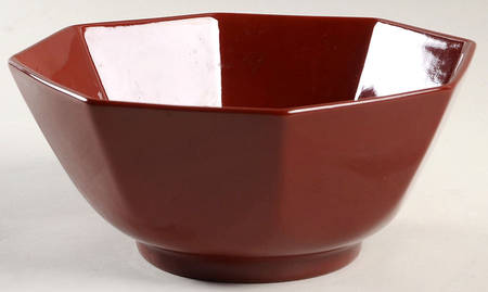 Total Color Cinnabar (Octagonal) 7" Octagonal Vegetable Bowl
